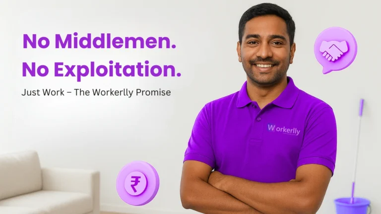 No Middlemen. No exploitation. Just work – The Workerlly Promise